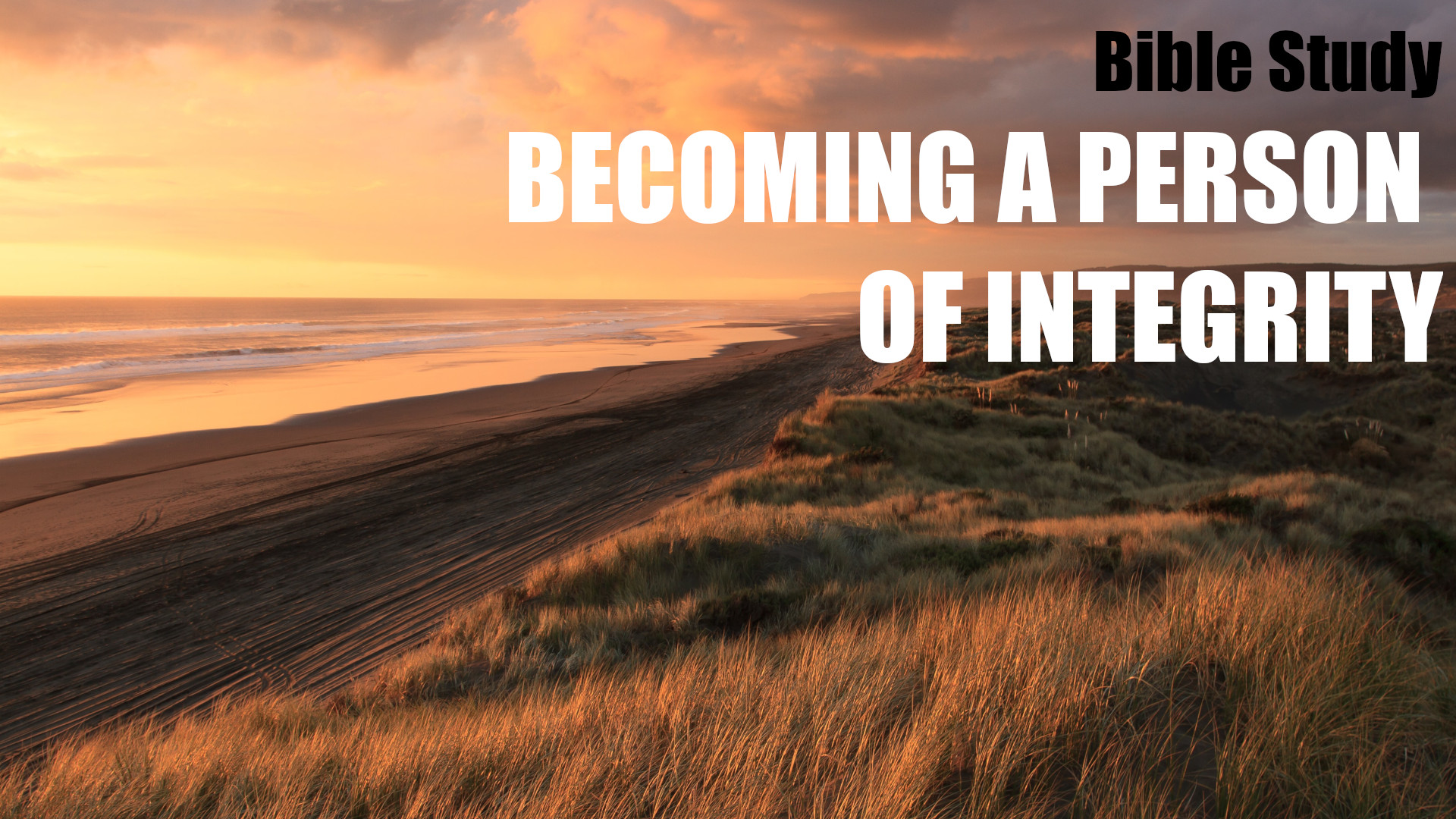 Becoming a Person of Integrity Banner