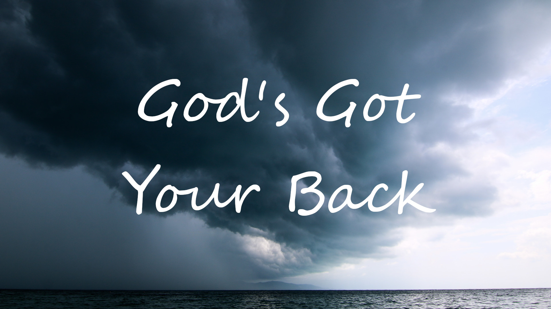 God's Got Your Back Banner Image