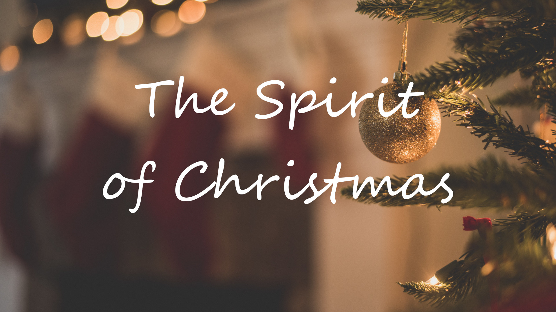 The Spirit of Christmas Banner