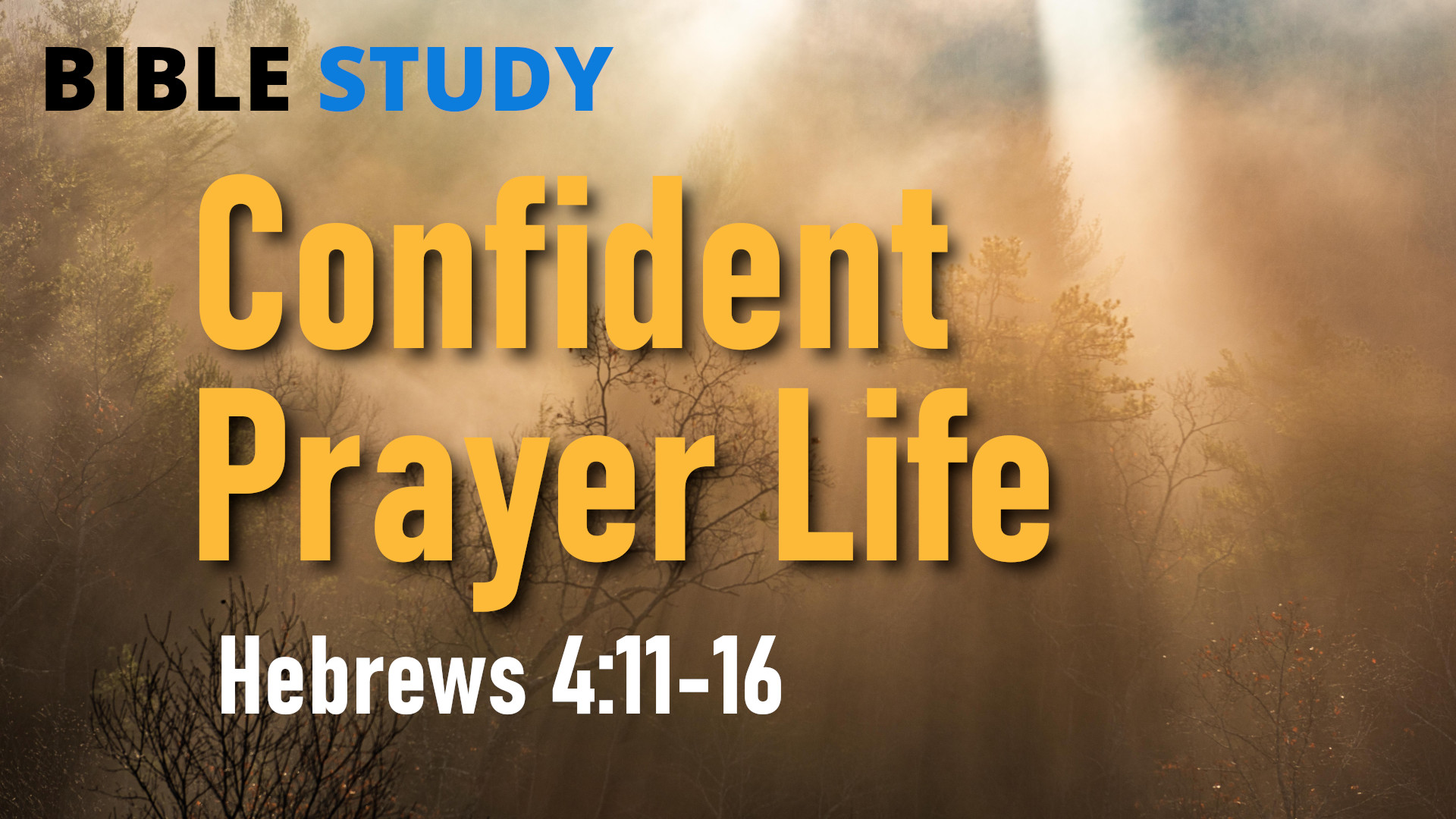 Growing Confident in Your Prayer Life Banner