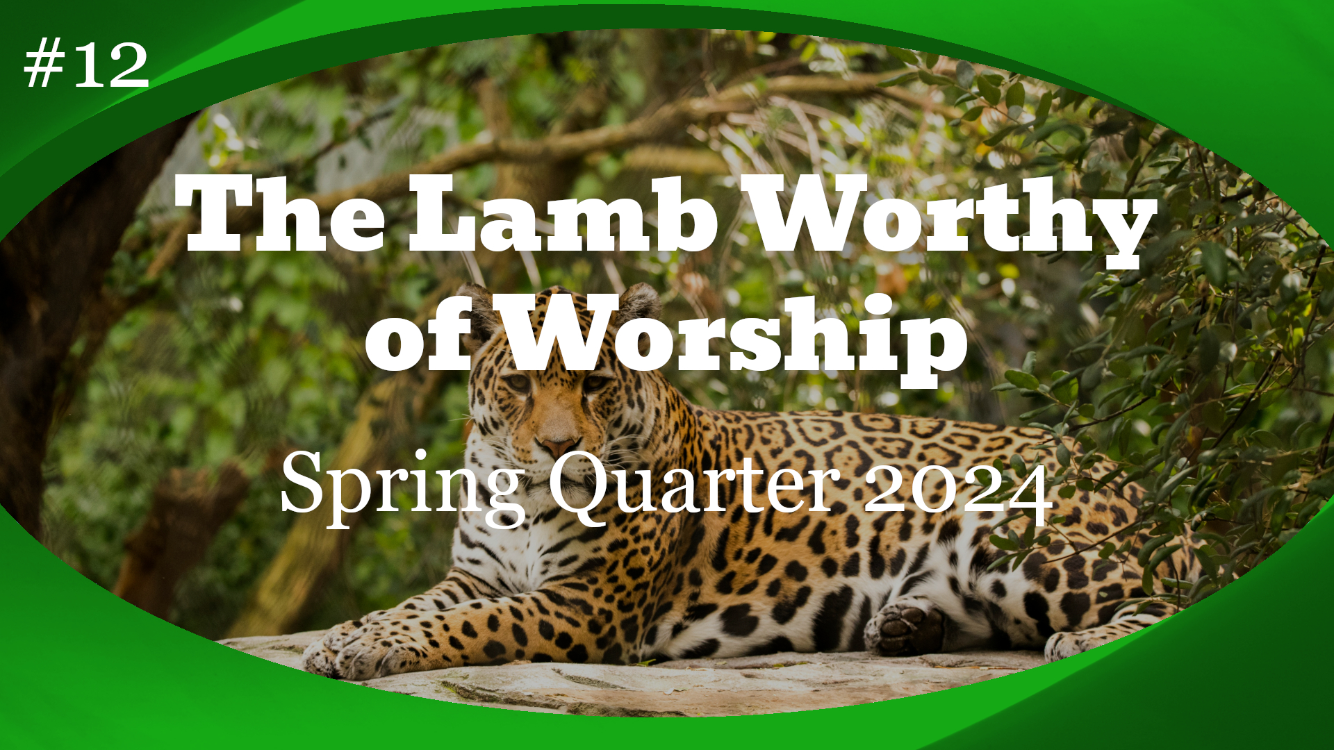 The Lamb Worthy of Worship Banner