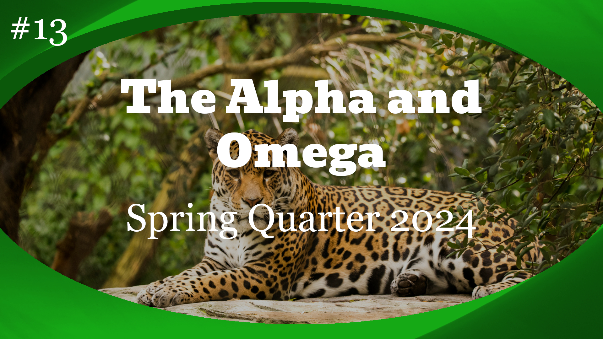 The Alpha and Omega Sunday School Banner
