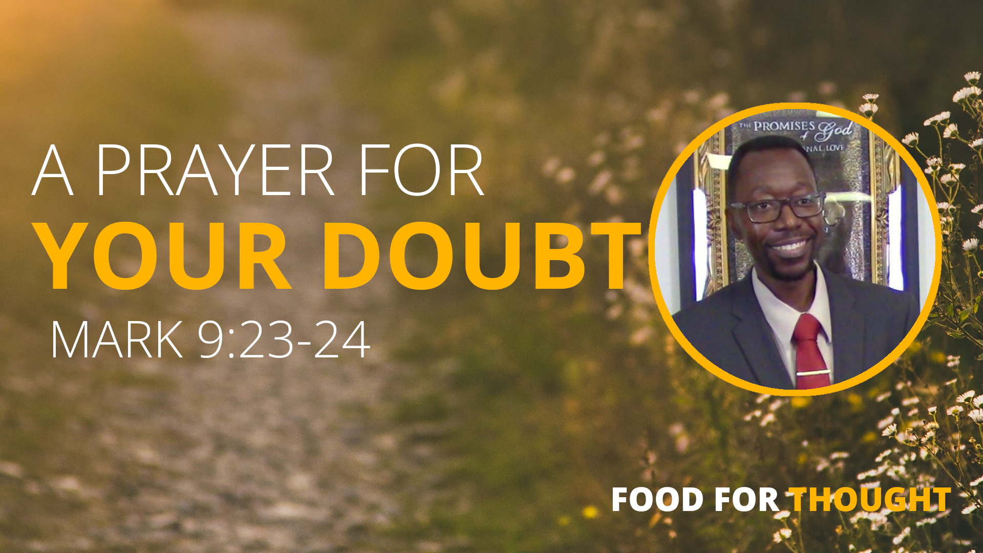 A Prayer for Doubt and Unbelief Banner