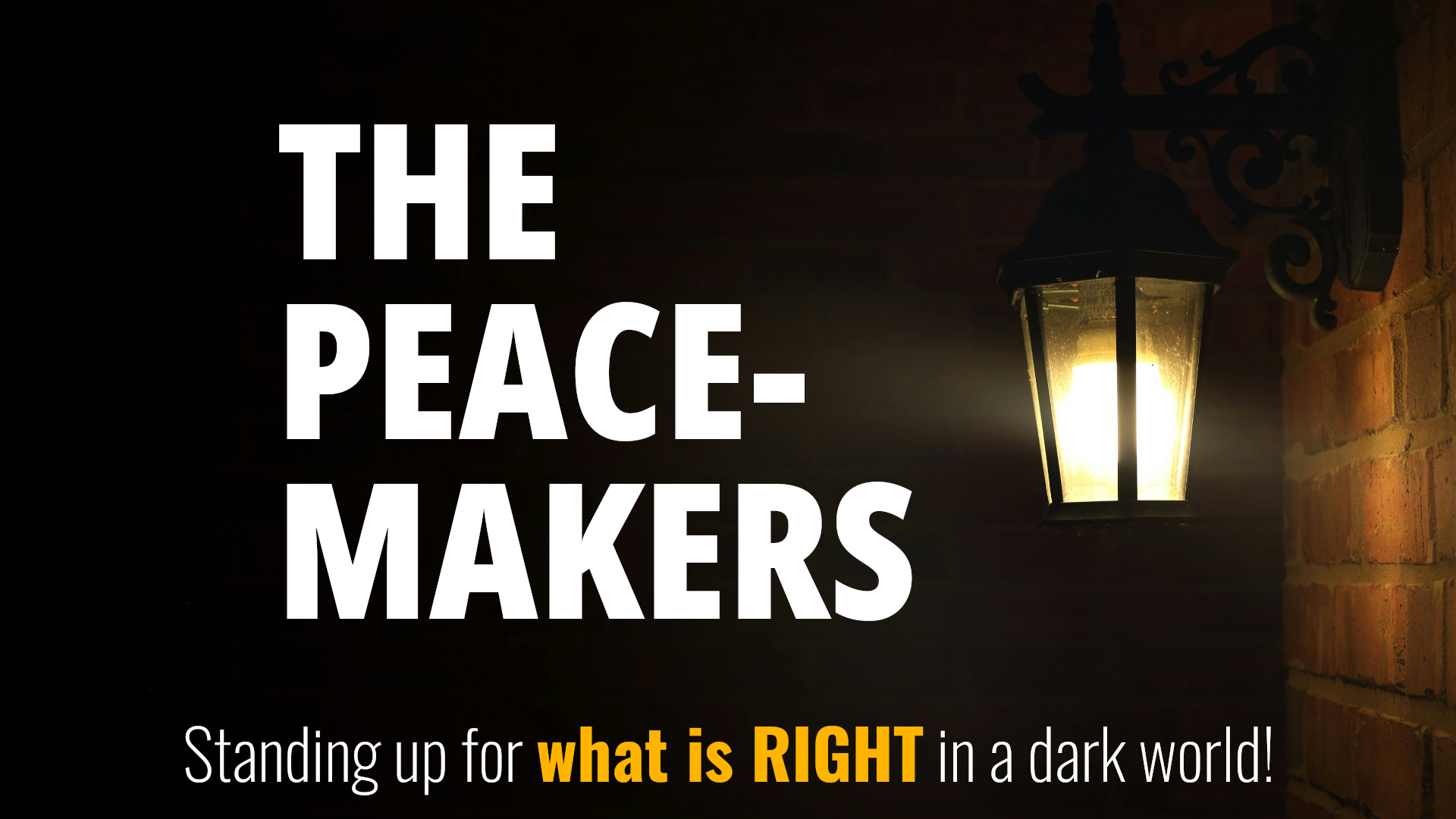 The Peacemakers Series Banner