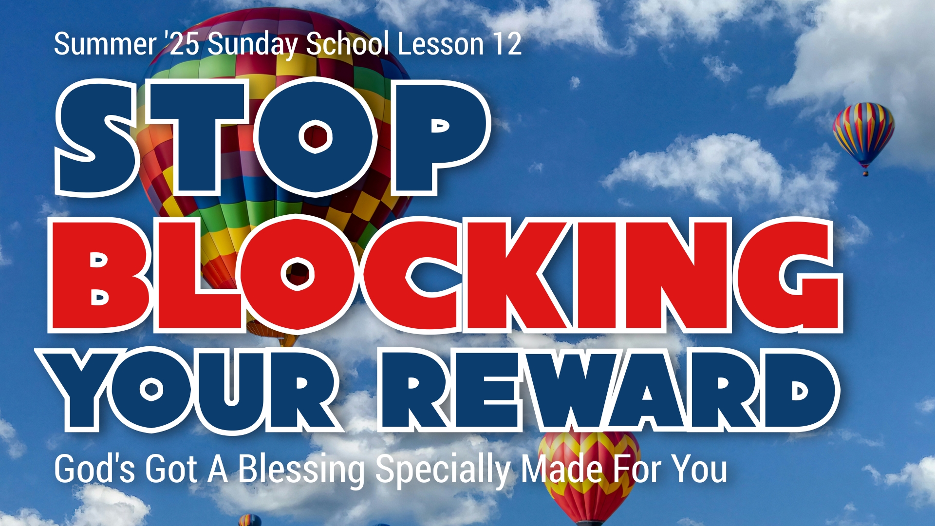 Trust in the Lord lesson banner