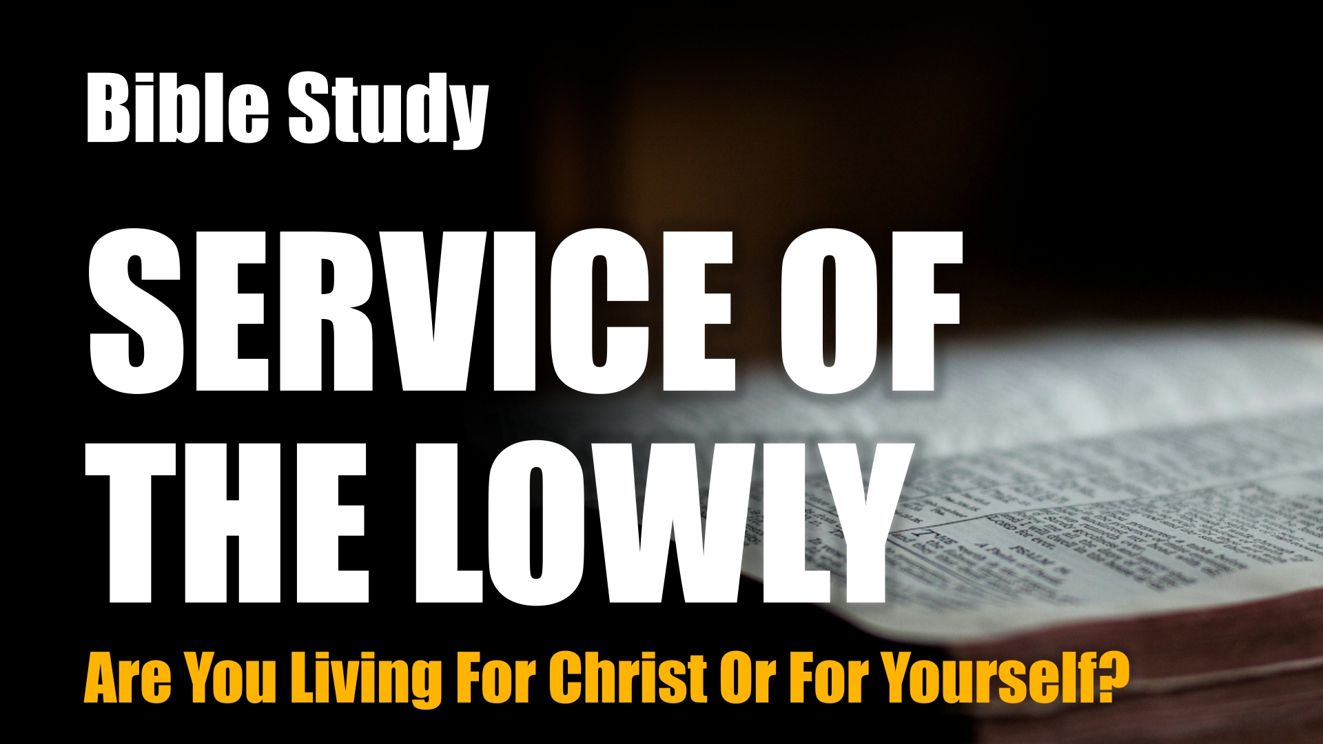 John 13 Bible Study Banner