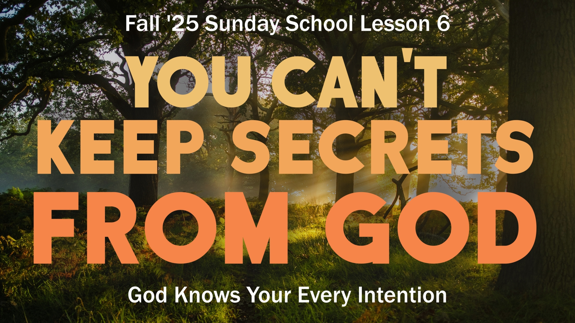 Lying to God Lesson Banner