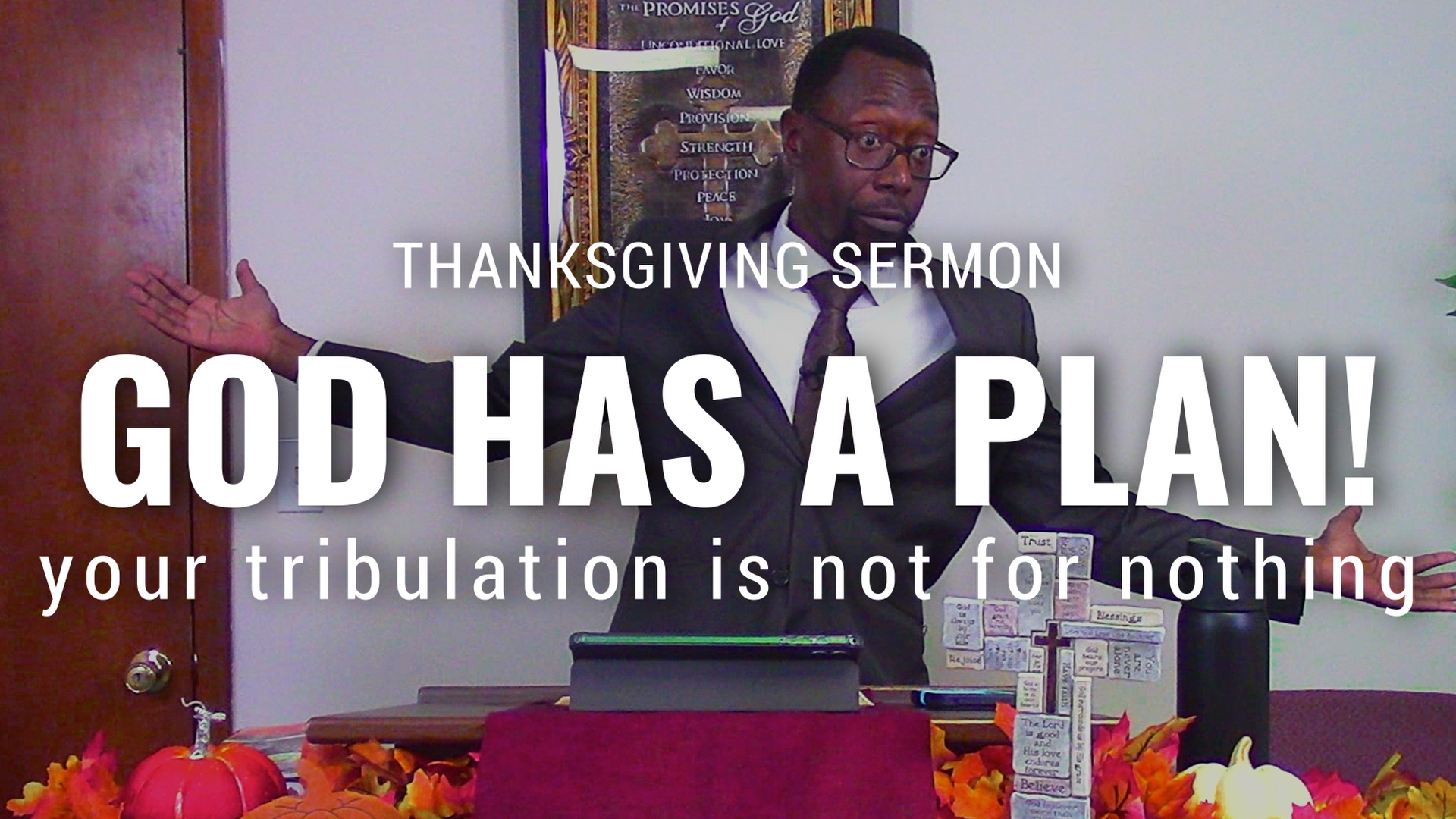 Divine Purpose of Tribulation Sermon Banner