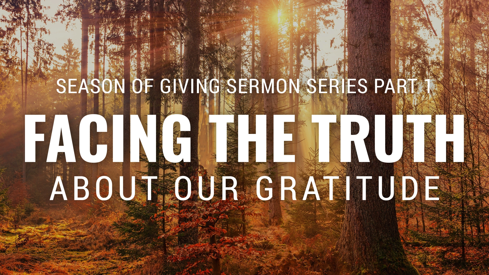 Living in Thanksgiving Sermon Banner