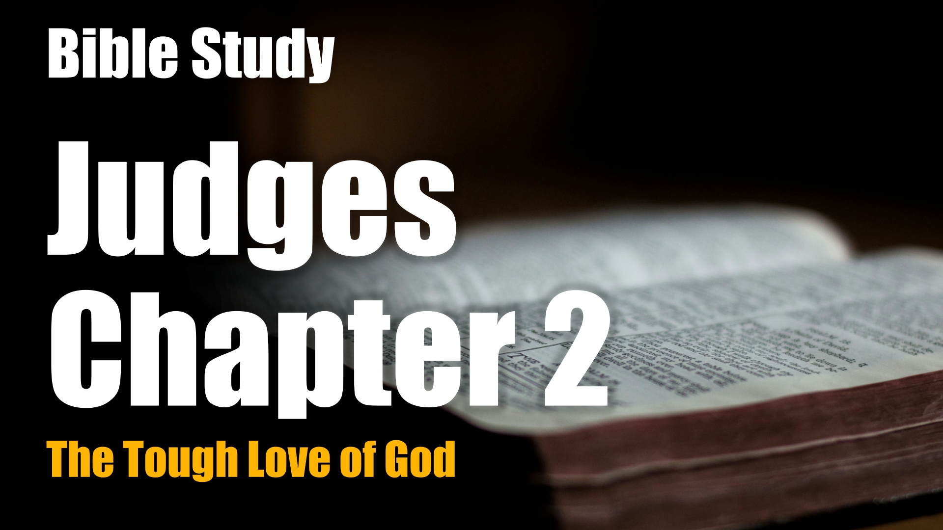 Judges 2 Bible Study Banner