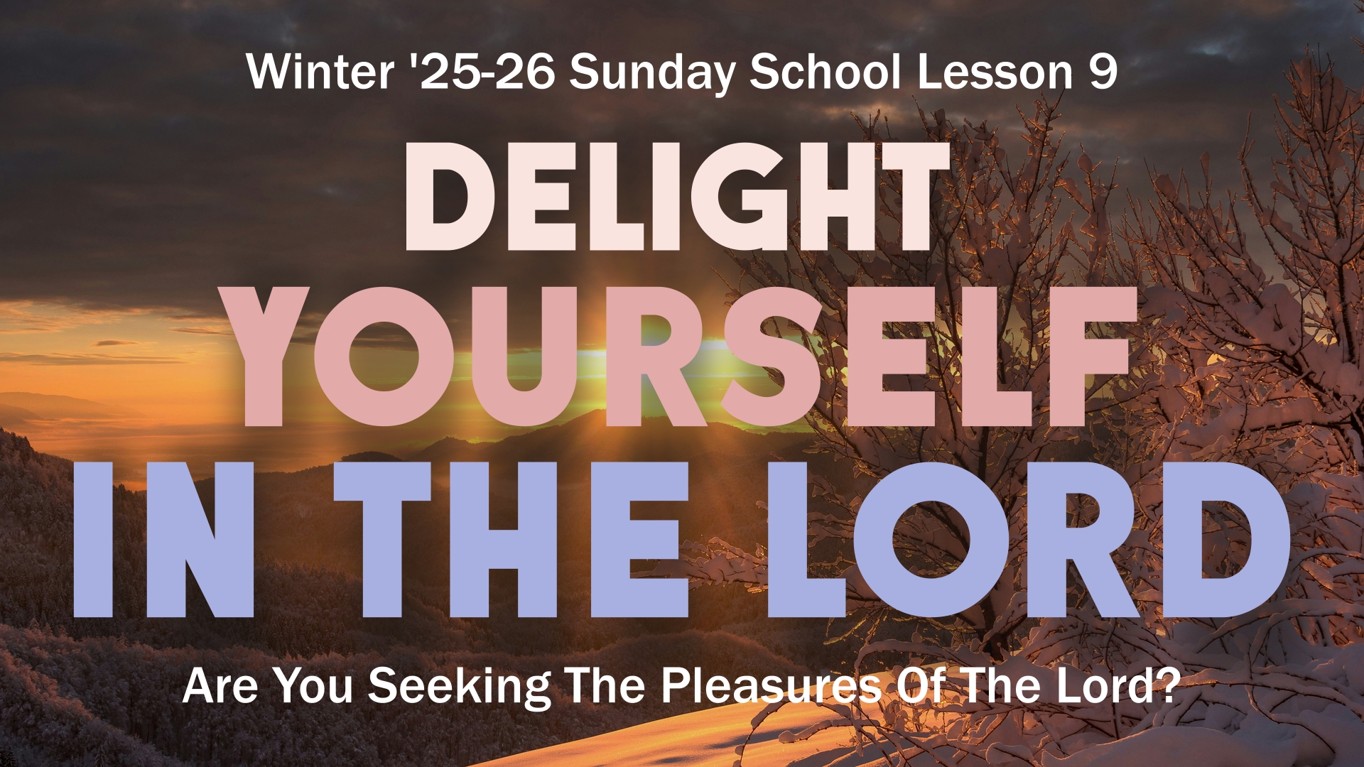 Solomon's Prayer Lesson Banner