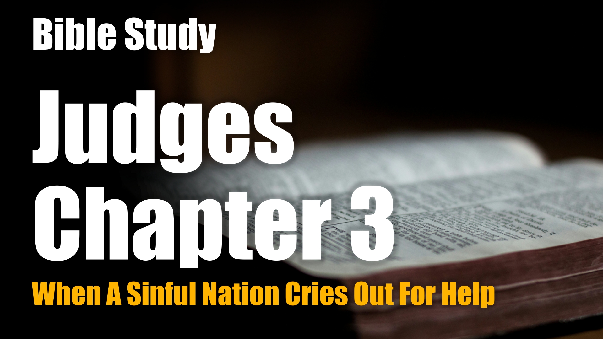 Judges 3 Study Banner