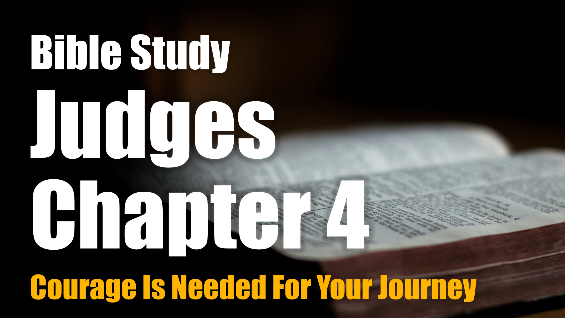 Judges 4 Study Banner