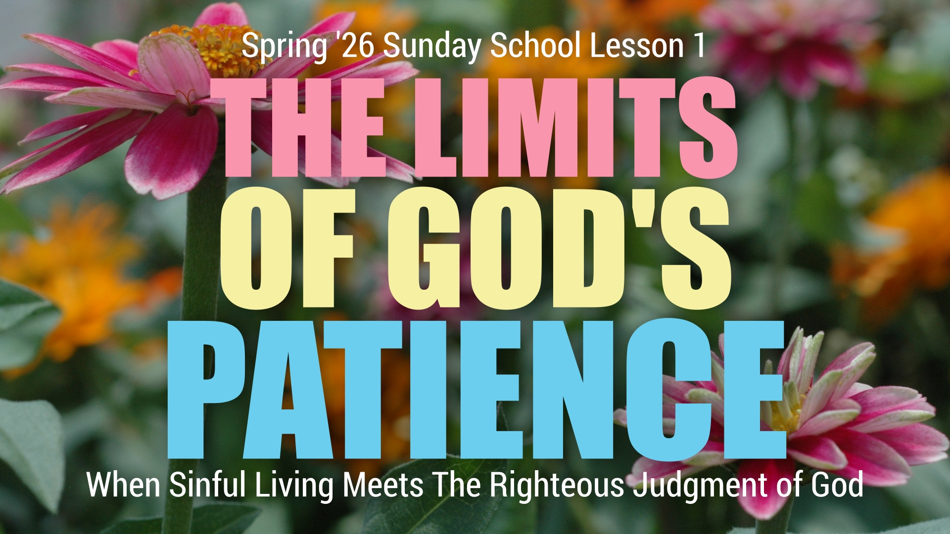 Sinful Living Lesson Banner