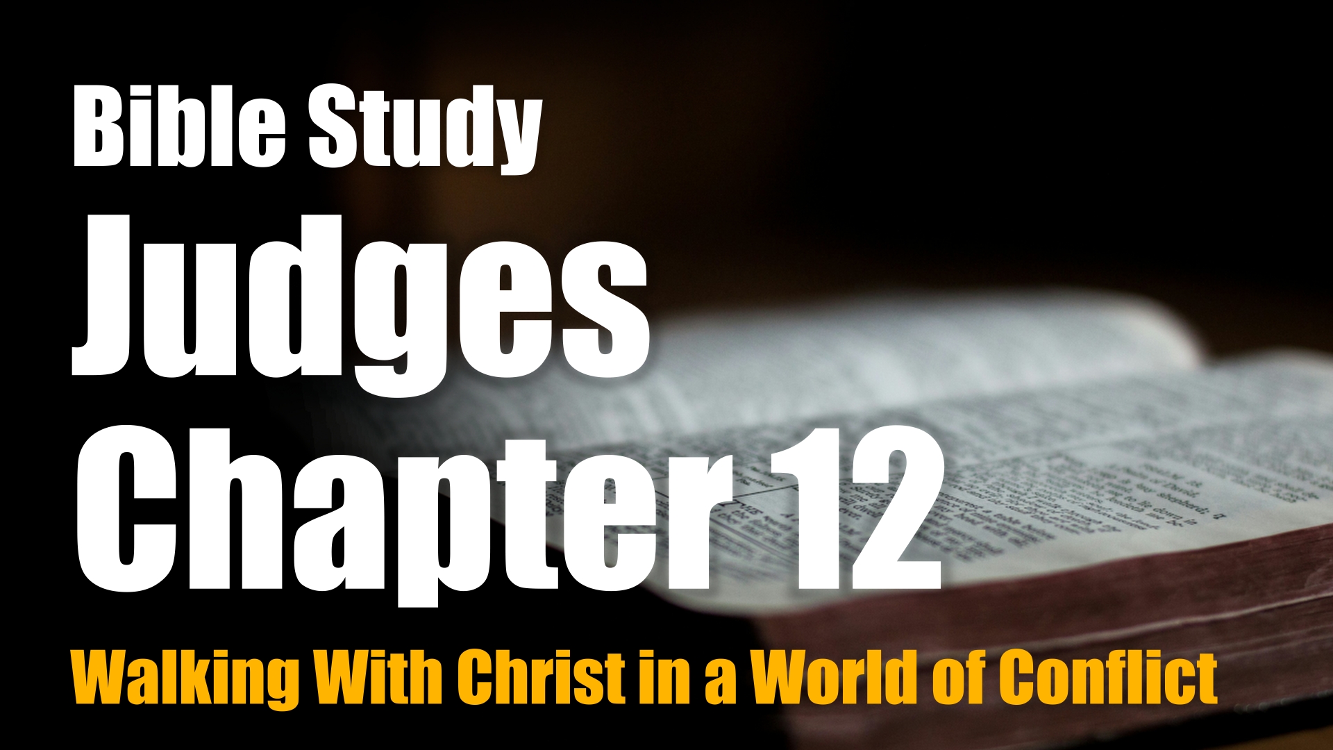 Judges 12 Study Banner