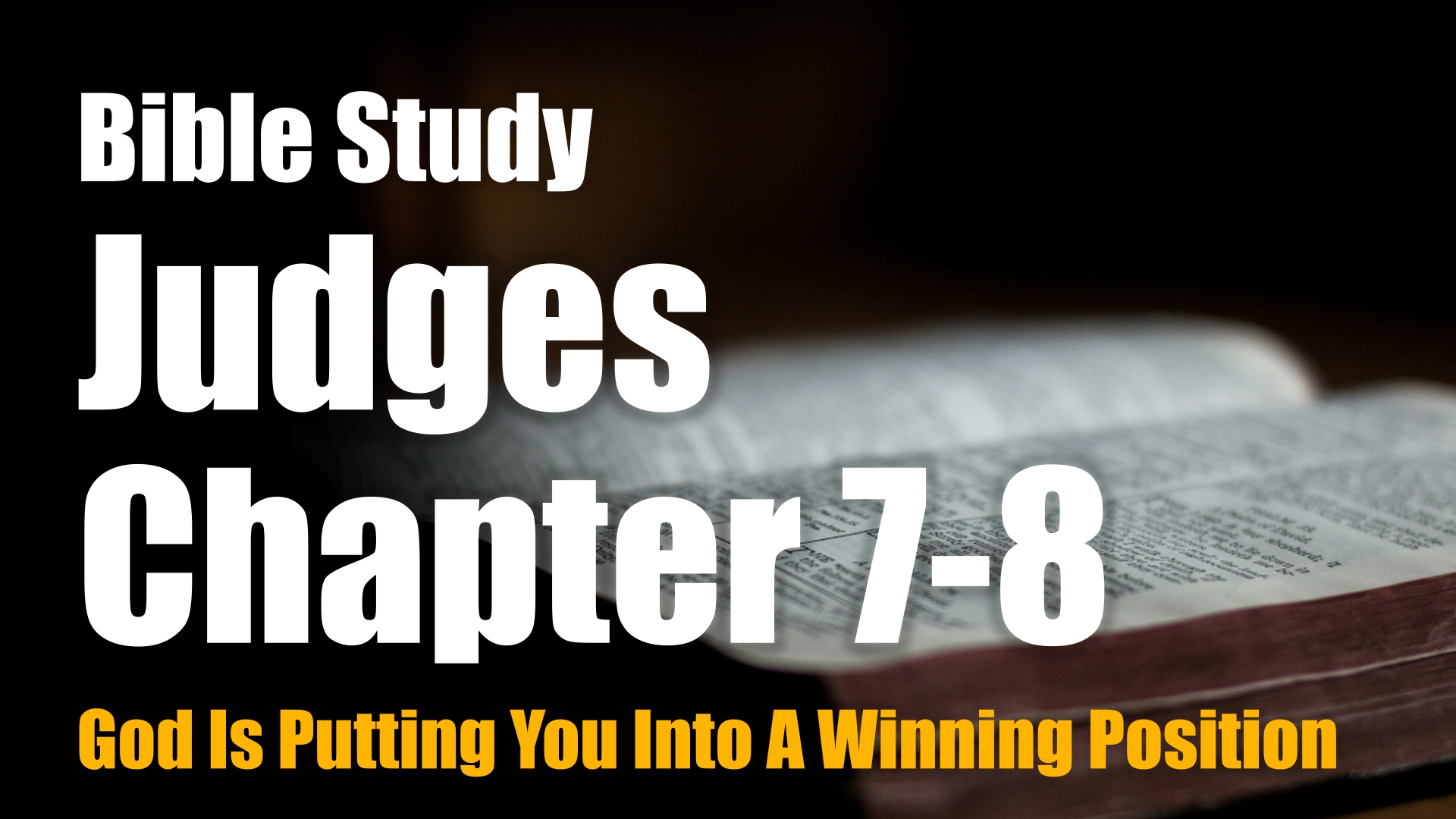 Judges 7-8 study banner