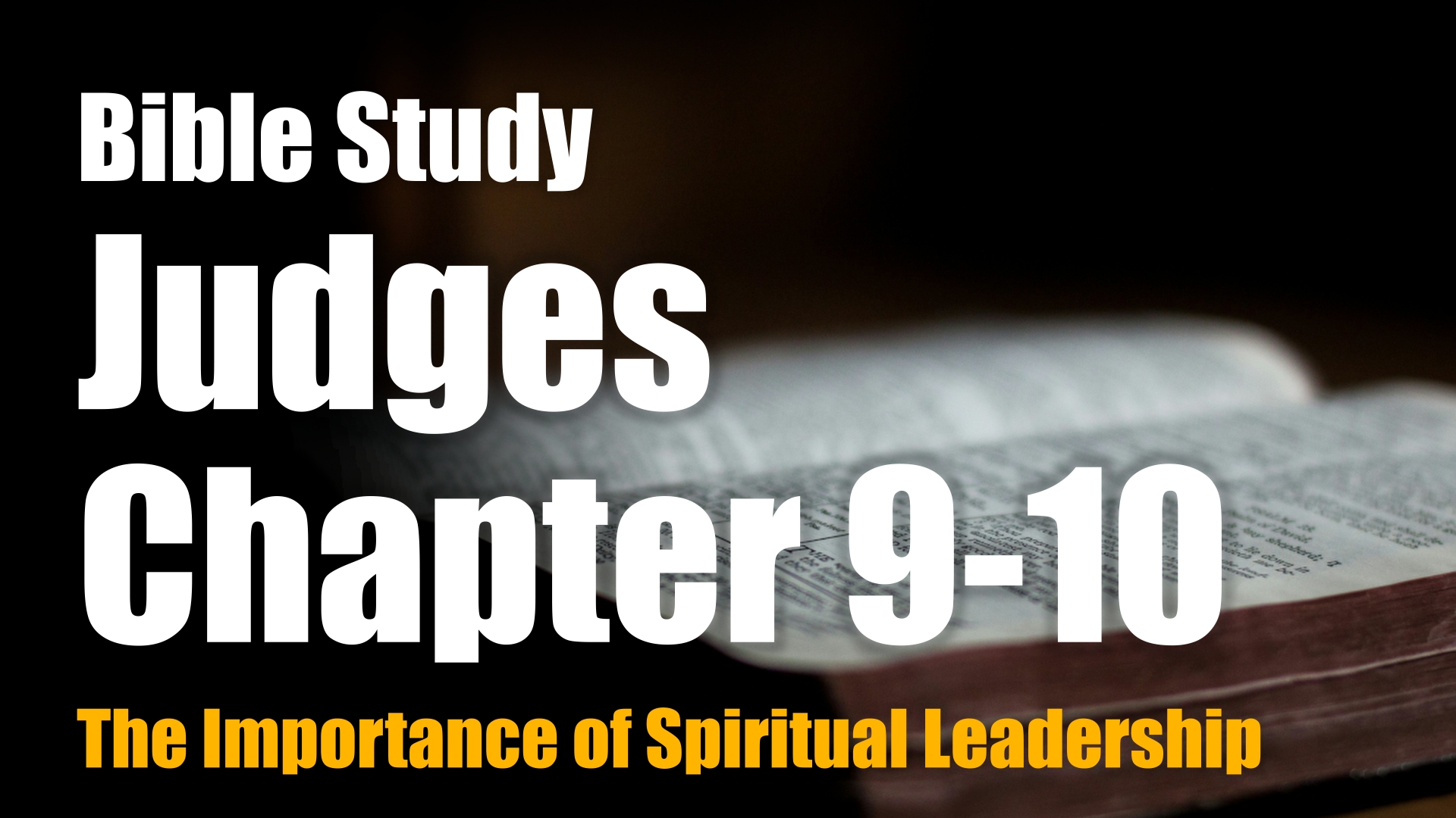 Judges 9-10 study banner