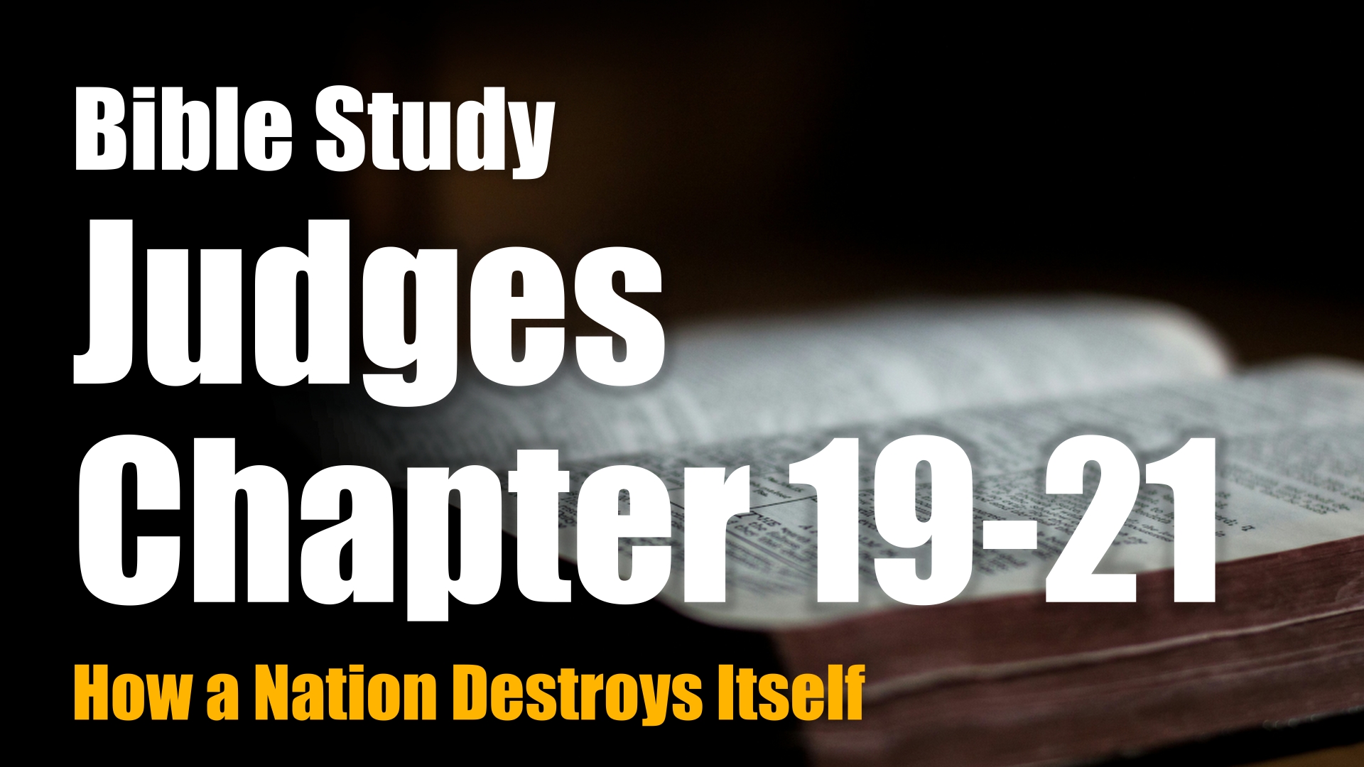 Judges 19-21 Study Banner