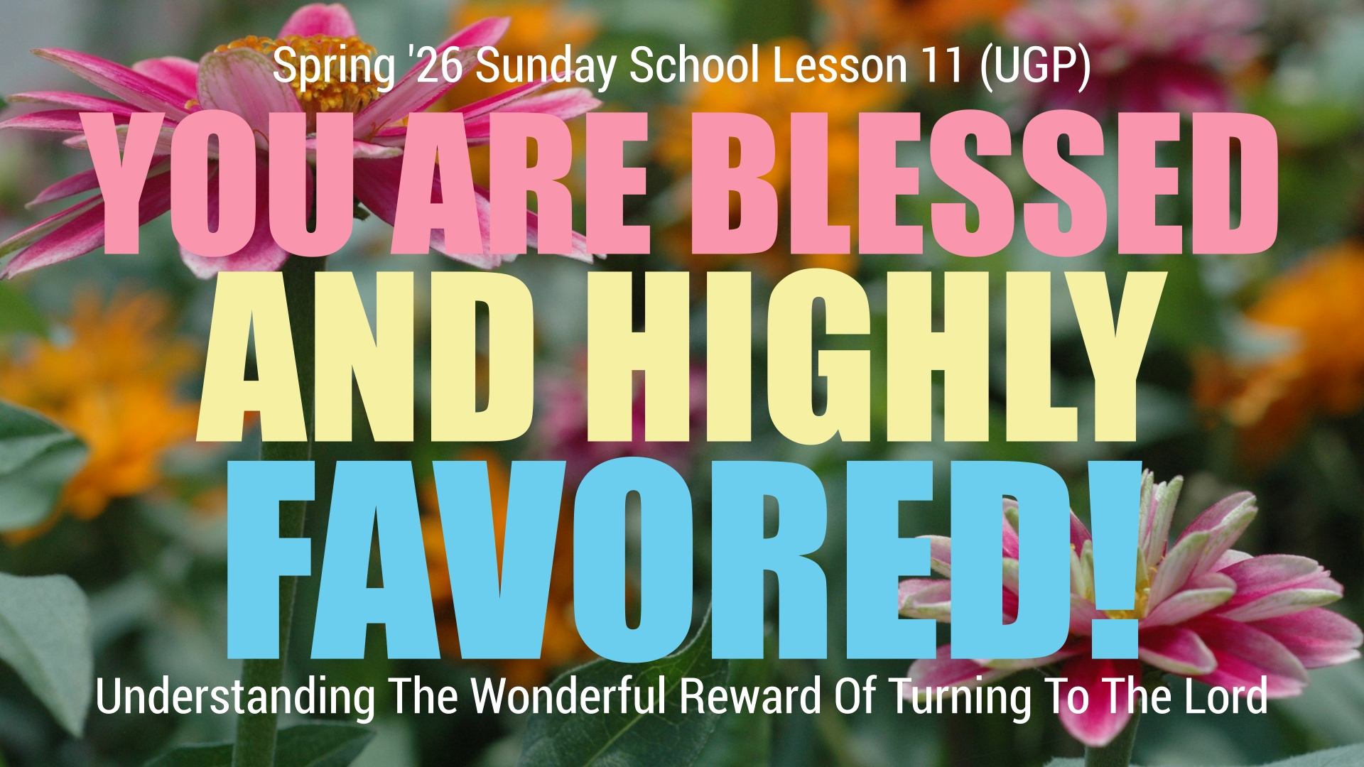 Romans 5:1-11 Sunday School Banner