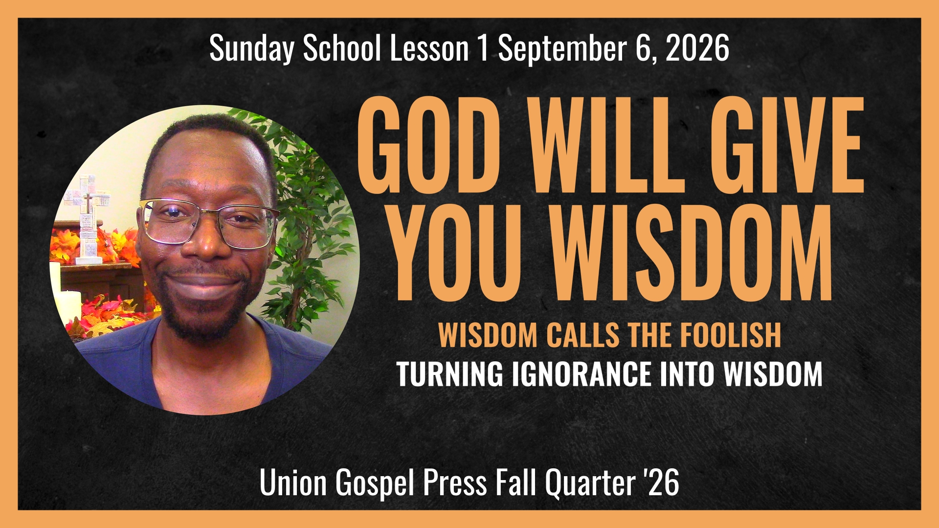 Wisdom Calls the Foolish Lesson Banner