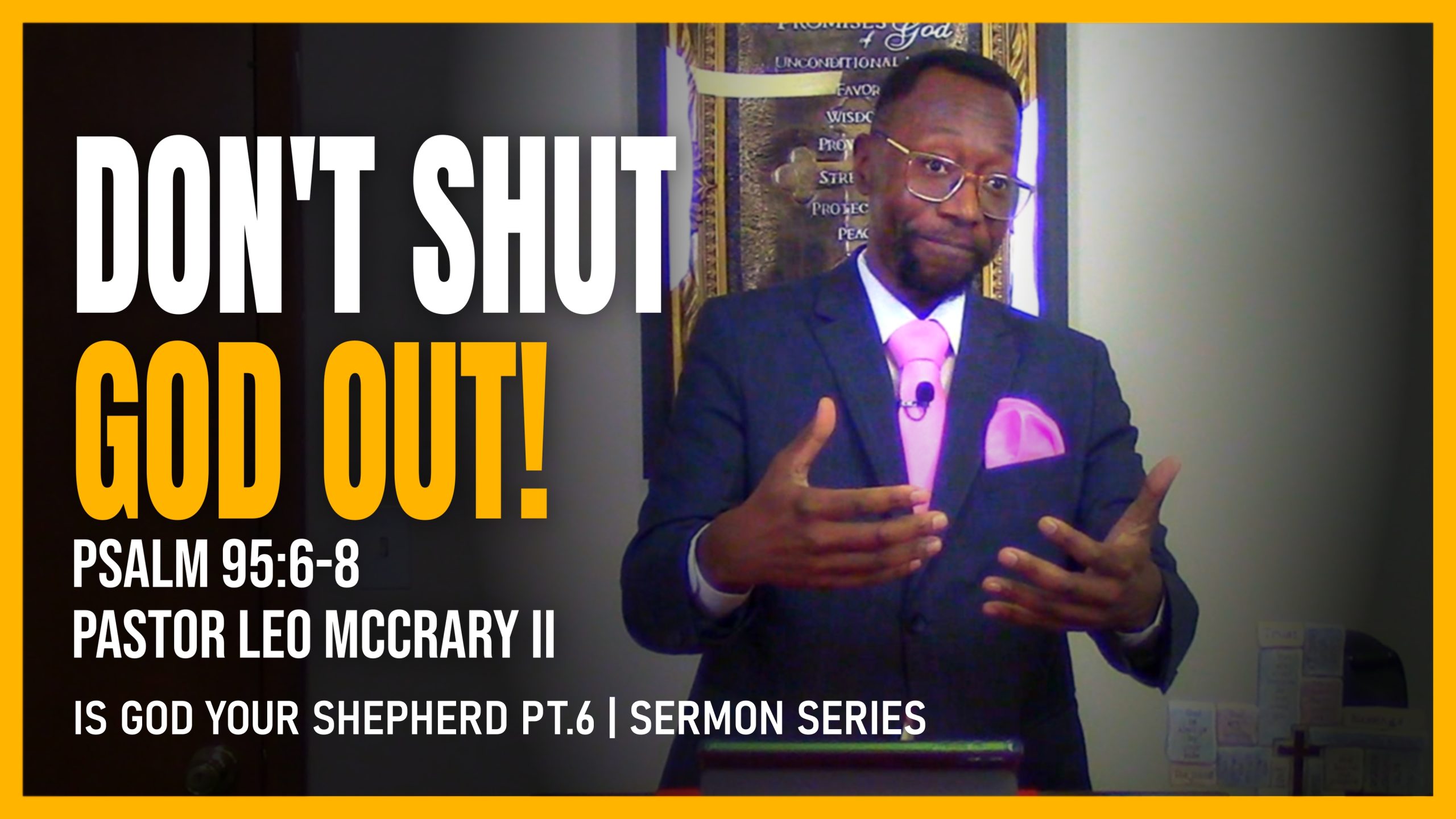 Don't Shut God Out Banner